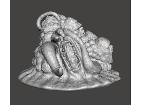 ALIEN STORM TENTACLE MONSTER CREATURE MODEL FIGURE FOR HORROR AND FANTASY GAMES RPG DND 3D Print Model