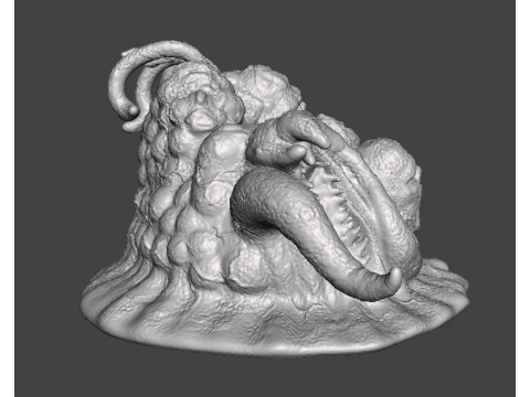 ALIEN STORM TENTACLE MONSTER CREATURE MODEL FIGURE FOR HORROR AND FANTASY GAMES RPG DND 3D printmodel