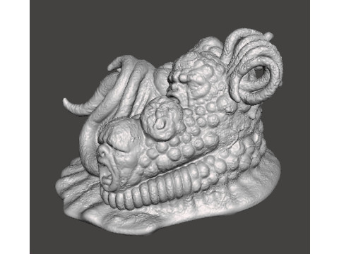 ALIEN STORM TENTACLE MONSTER CREATURE MODEL FIGURE FOR HORROR AND FANTASY GAMES RPG DND 3D printmodel