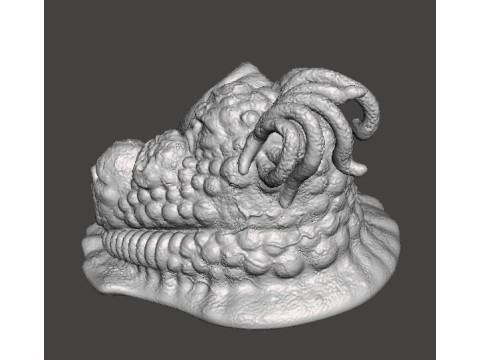 ALIEN STORM TENTACLE MONSTER CREATURE MODEL FIGURE FOR HORROR AND FANTASY GAMES RPG DND 3D printmodel