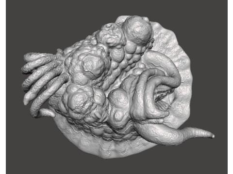 ALIEN STORM TENTACLE MONSTER CREATURE MODEL FIGURE FOR HORROR AND FANTASY GAMES RPG DND 3D printmodel