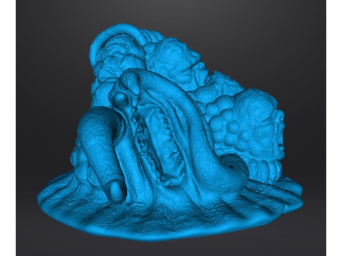 ALIEN STORM TENTACLE MONSTER CREATURE MODEL FIGURE FOR HORROR AND FANTASY GAMES RPG DND 3D printmodel