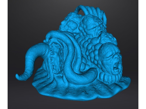 ALIEN STORM TENTACLE MONSTER CREATURE MODEL FIGURE FOR HORROR AND FANTASY GAMES RPG DND 3D printmodel