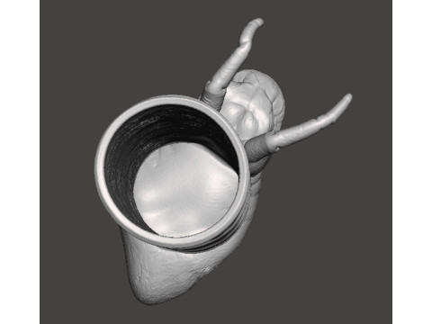 ALIEN STORM SNAIL DRUM MONSTER CREATURE MODEL FIGURE FOR HORROR AND FANTASY GAMES RPG DND 3D Print Model