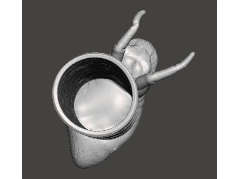 ALIEN STORM SNAIL DRUM MONSTER CREATURE MODEL FIGURE FOR HORROR AND FANTASY GAMES RPG DND 3D Print Model