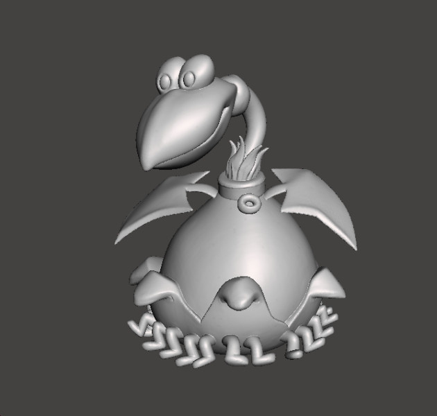 TRAP DOOR THORT BIRD FANTASY FIGURE MODEL TOY SCULPTURE 3D Print Model .c4d .max .obj .3ds .fbx .stl .blend 