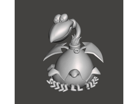 TRAP DOOR THORT BIRD FANTASY FIGURE MODEL TOY SCULPTURE 3D प्रिंट मॉडल