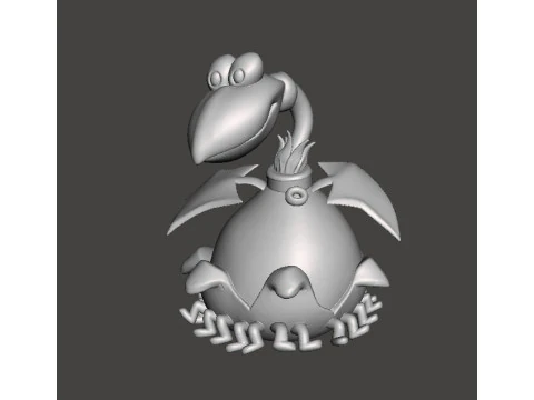 TRAP DOOR THORT BIRD FANTASY FIGURE MODEL TOY SCULPTURE 3D Print Model