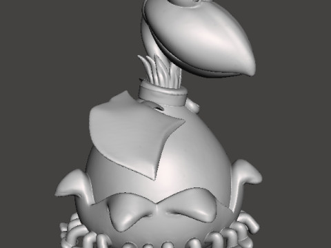 TRAP DOOR THORT BIRD FANTASY FIGURE MODEL TOY SCULPTURE 3D Print Model