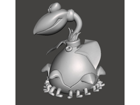 TRAP DOOR THORT BIRD FANTASY FIGURE MODEL TOY SCULPTURE 3D Print Model