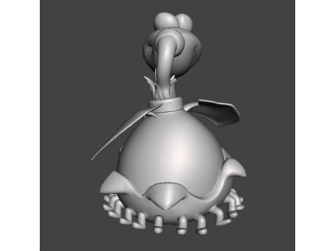 TRAP DOOR THORT BIRD FANTASY FIGURE MODEL TOY SCULPTURE 3D Print Model