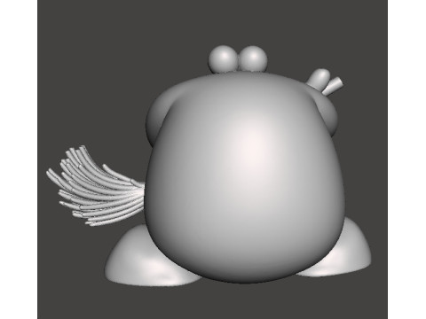 TRAP DOOR BERK WITH BROOM FANTASY FIGURE MODEL TOY SCULPTURE 3D 打印模型