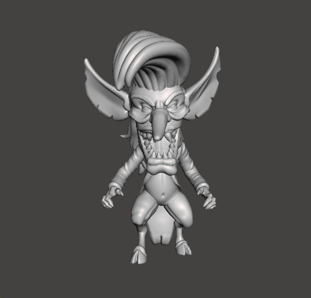 BOOGIEMAN THE REAL GHOSTBUSTERS MINIATURE MODEL FOR FANTASY OR HORROR GAMES RPG DND 3Dプリントモデル .c4d .max .obj .3ds .fbx .stl .blend 