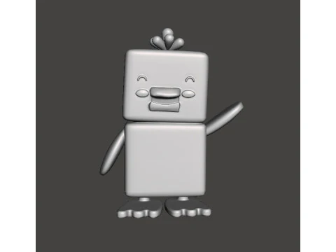 CHIRO THE CHICKEN FIGURE MODEL TOY STATUE ORNAMENT FOR KIDS 3D Print Model