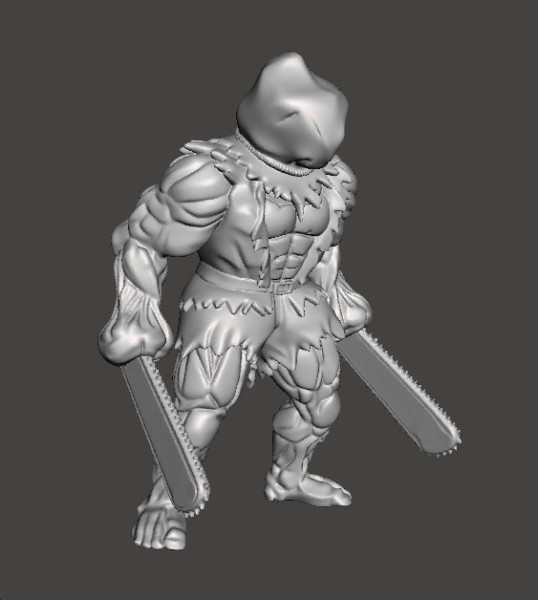 BIGGYMAN FIGURE MODEL SCULPTURE PLASTIC STATUE TOY 3D Принт Модель .c4d .max .obj .3ds .fbx .stl .blend 