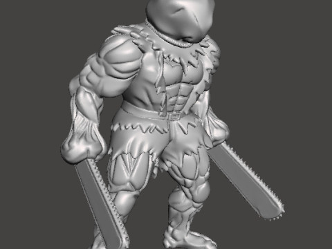 BIGGYMAN FIGURE MODEL SCULPTURE PLASTIC STATUE TOY 3Dプリントモデル