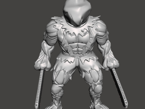 BIGGYMAN FIGURE MODEL SCULPTURE PLASTIC STATUE TOY 3D Принт Модель