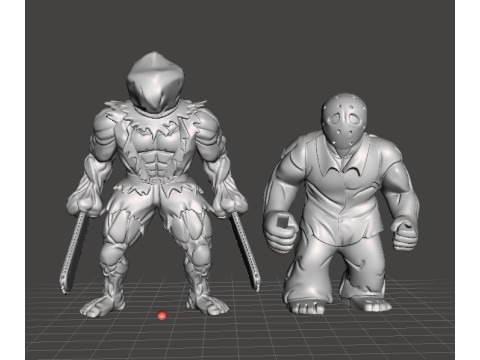 BIGGYMAN FIGURE MODEL SCULPTURE PLASTIC STATUE TOY 3D Принт Модель