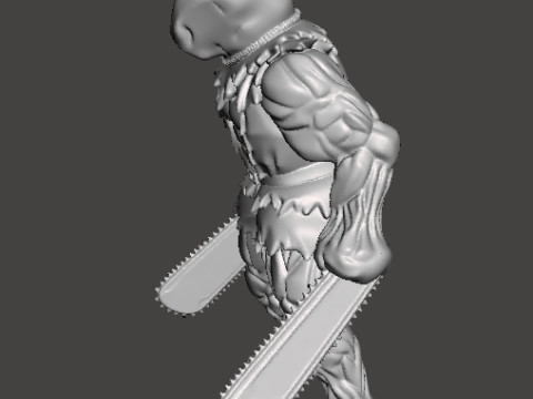 BIGGYMAN FIGURE MODEL SCULPTURE PLASTIC STATUE TOY 3D Принт Модель