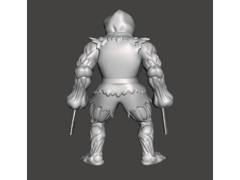 BIGGYMAN FIGURE MODEL SCULPTURE PLASTIC STATUE TOY 3D Принт Модель