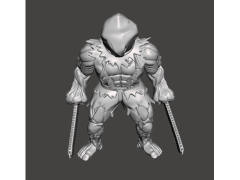 BIGGYMAN FIGURE MODEL SCULPTURE PLASTIC STATUE TOY 3D Принт Модель