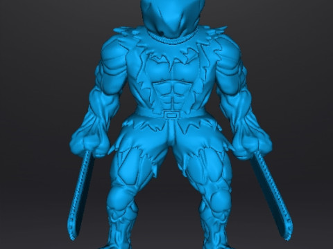BIGGYMAN FIGURE MODEL SCULPTURE PLASTIC STATUE TOY 3D Принт Модель