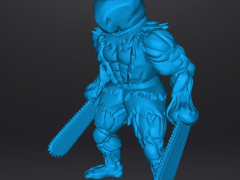 BIGGYMAN FIGURE MODEL SCULPTURE PLASTIC STATUE TOY 3D Принт Модель