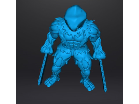 BIGGYMAN FIGURE MODEL SCULPTURE PLASTIC STATUE TOY 3D Принт Модель