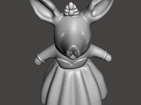 OLIVIA THE PIG OPERA SINGER FIGURE MODEL TOY STATUE ORNAMENT FOR KIDS Model Cetak 3D