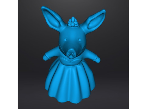 OLIVIA THE PIG OPERA SINGER FIGURE MODEL TOY STATUE ORNAMENT FOR KIDS Model Cetak 3D