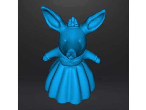 OLIVIA THE PIG OPERA SINGER FIGURE MODEL TOY STATUE ORNAMENT FOR KIDS 3D Print Model