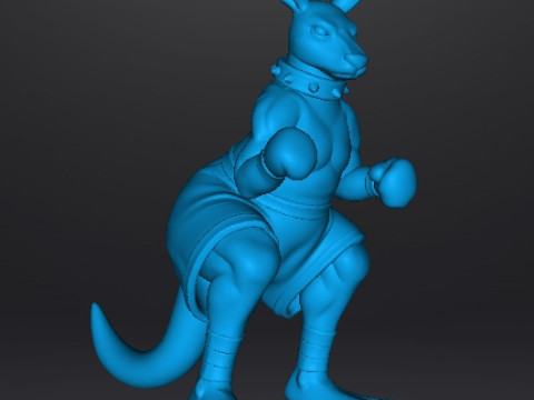 STREETS OF RAGE ROO MINIATURE MODEL FOR FANTASY GAMES RPG DND 3D 打印模型
