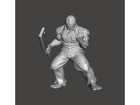 RICK TAYLOR CLASSIC W CLEAVER MODEL FIGURE FOR HORROR AND FANTASY GAMES RPG DND 3D 프린트 모델