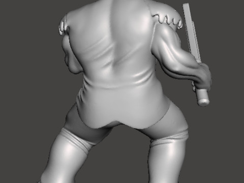 RICK TAYLOR CLASSIC W CLEAVER MODEL FIGURE FOR HORROR AND FANTASY GAMES RPG DND 3D Принт Модель