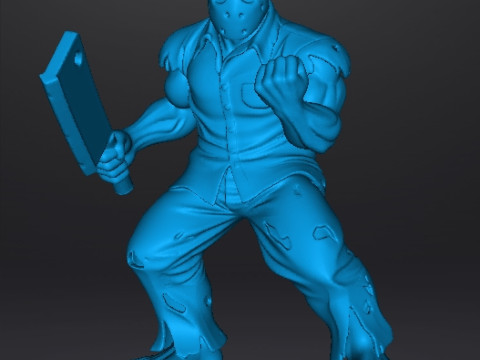 RICK TAYLOR CLASSIC W CLEAVER MODEL FIGURE FOR HORROR AND FANTASY GAMES RPG DND 3D Принт Модель