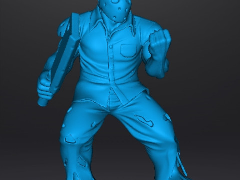 RICK TAYLOR CLASSIC W CLEAVER MODEL FIGURE FOR HORROR AND FANTASY GAMES RPG DND 3D Принт Модель