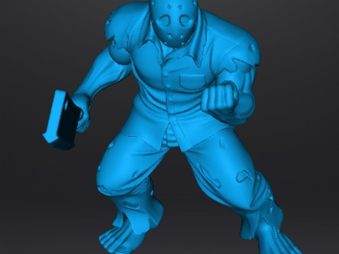 RICK TAYLOR CLASSIC W CLEAVER MODEL FIGURE FOR HORROR AND FANTASY GAMES RPG DND 3D Принт Модель