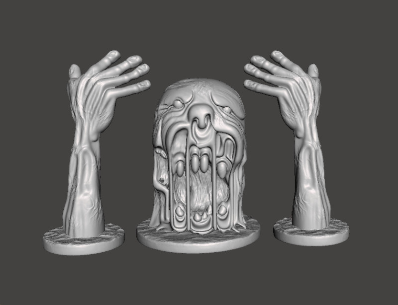 HELL CHAOS BOSS MODEL FIGURE FOR HORROR AND FANTASY GAMES RPG DND Modèles 3D en vedette .c4d .max .obj .3ds .fbx .stl .blend