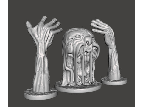 HELL CHAOS BOSS MODEL FIGURE FOR HORROR AND FANTASY GAMES RPG DND Modèles 3D en vedette