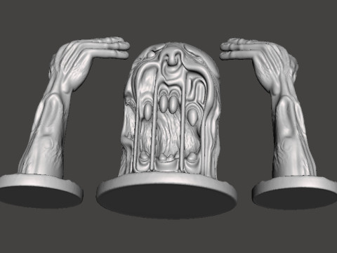 HELL CHAOS BOSS MODEL FIGURE FOR HORROR AND FANTASY GAMES RPG DND Modèles 3D en vedette