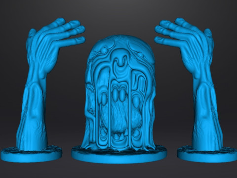 HELL CHAOS BOSS MODEL FIGURE FOR HORROR AND FANTASY GAMES RPG DND Modèles 3D en vedette