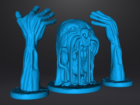 HELL CHAOS BOSS MODEL FIGURE FOR HORROR AND FANTASY GAMES RPG DND Modèles 3D en vedette