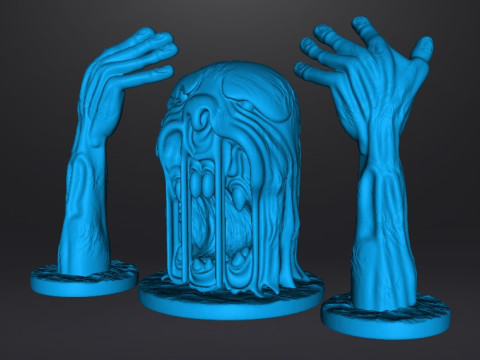 HELL CHAOS BOSS MODEL FIGURE FOR HORROR AND FANTASY GAMES RPG DND Modèles 3D en vedette