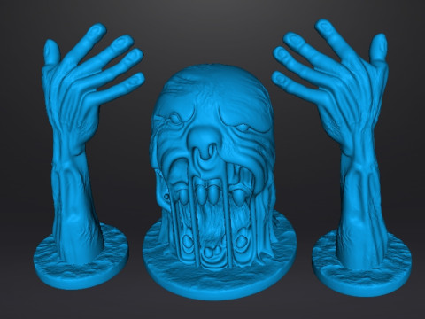 HELL CHAOS BOSS MODEL FIGURE FOR HORROR AND FANTASY GAMES RPG DND Modèles 3D en vedette