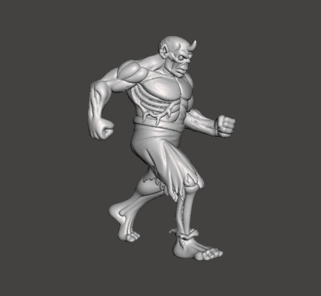 ALTERED BEAST GRAVE MASTER MODELO EM MINIATURA FANTASIA OU JOGOS SCIFI RPG DND Modelo de Impressão 3D .c4d .max .obj .3ds .fbx .stl .blend 