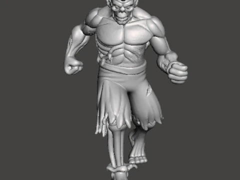 ALTERED BEAST GRAVE MASTER MINIATURE MODEL FANTASY OR SCIFI GAMES RPG DND 3D Print Model