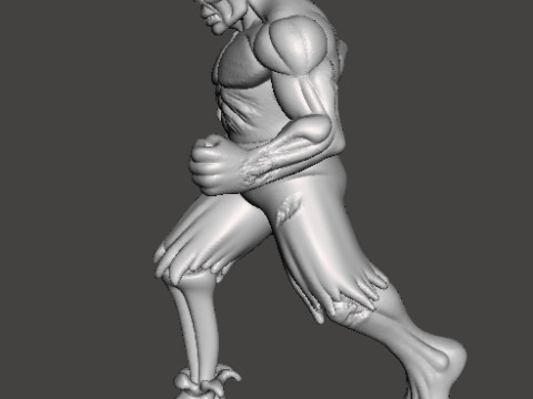 ALTERED BEAST GRAVE MASTER MODELO EM MINIATURA FANTASIA OU JOGOS SCIFI RPG DND Modelo de Impressão 3D