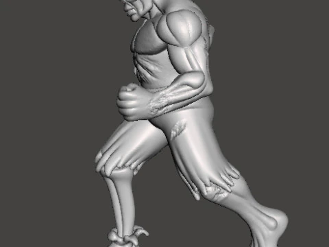 ALTERED BEAST GRAVE MASTER MINIATURE MODEL FANTASY OR SCIFI GAMES RPG DND 3D Print Model