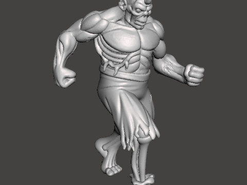 ALTERED BEAST GRAVE MASTER MODELO EM MINIATURA FANTASIA OU JOGOS SCIFI RPG DND Modelo de Impressão 3D