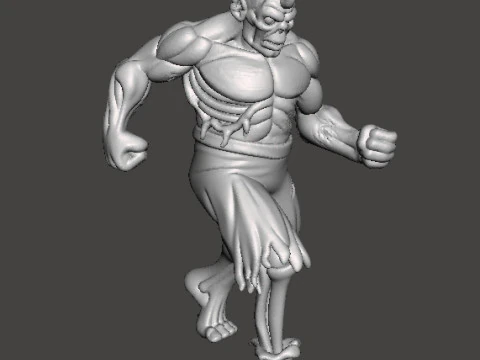 ALTERED BEAST GRAVE MASTER MINIATURE MODEL FANTASY OR SCIFI GAMES RPG DND 3D Print Model